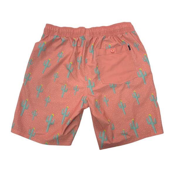 Valor Collective Mens Medium Cactus Triangle Adjustable Waist Unlined Swim Short - Picture 2 of 4